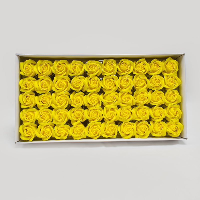 Rosa de sabão Pequena ( 50 Un. ) Amarelo